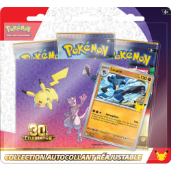 Tripack Collection Autocollants + Promo Lucario 30e Anniversaire