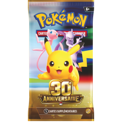 Bundle de 6 boosters Pokémon 30e Anniversaire
