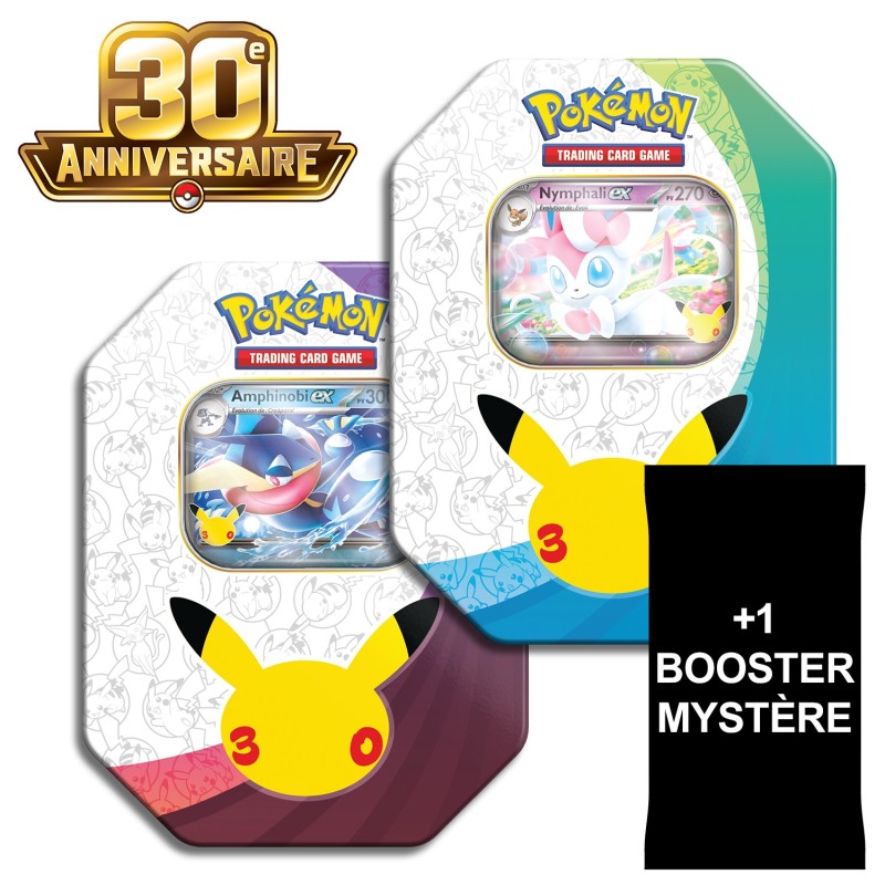 Lot de 2 Pokébox 30e Anniversaire