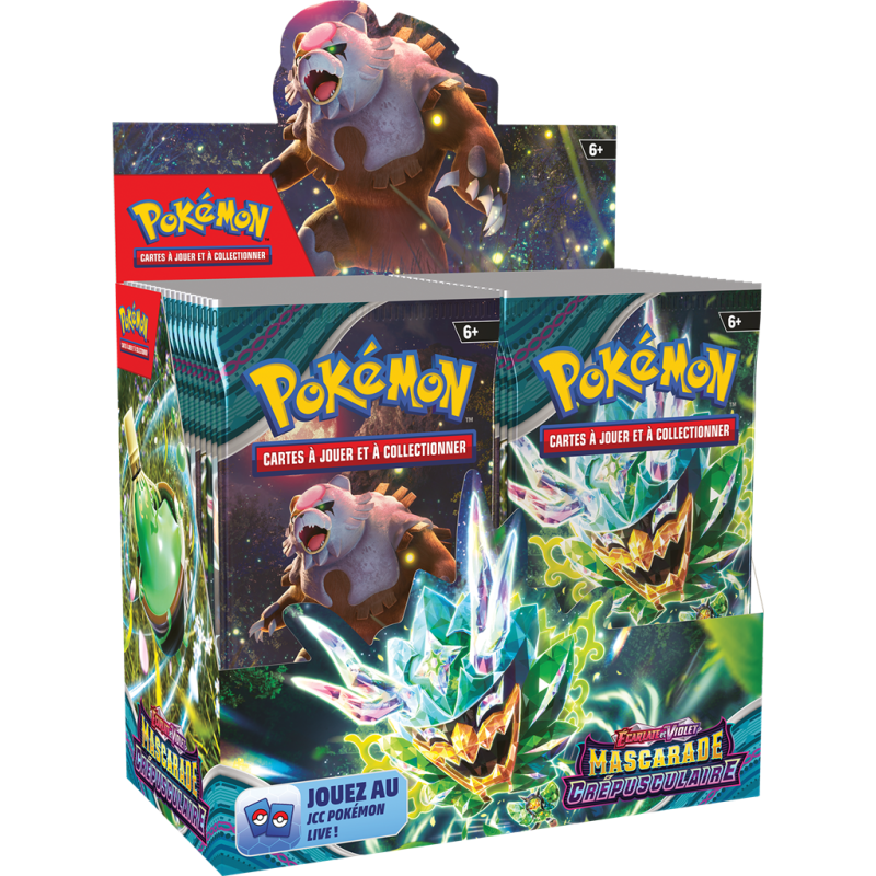 Display Pokémon Mascarade Crépusculaire (EV6)