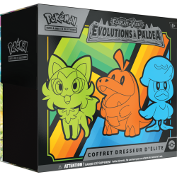 Coffret Dresseur d'Élite (ETB) Évolutions à Paldéa (EV02)