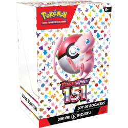 Bundle de 6 Boosters Pokémon 151 (EV3.5)