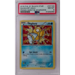 Magikarp Holo XY 143 Black Star Promo Shiny 2016 Anglais PSA8