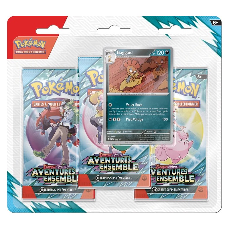 Tripack Aventures Ensemble (EV09) + Promo Baggaid Tripack Aventures Ensemble (EV09) + Promo Baggaid
