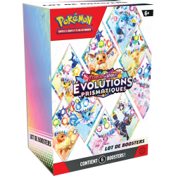 Bundle de 6 Boosters Évolutions Prismatiques (EV8.5)