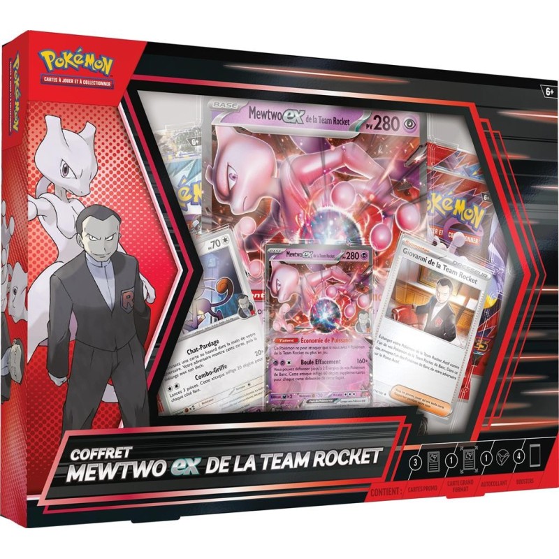 Coffret MewTwo Ex de la Team (Rivalités Destinées) EV10 Coffret MewTwo Ex de la Team (Rivalités Destinées) EV10