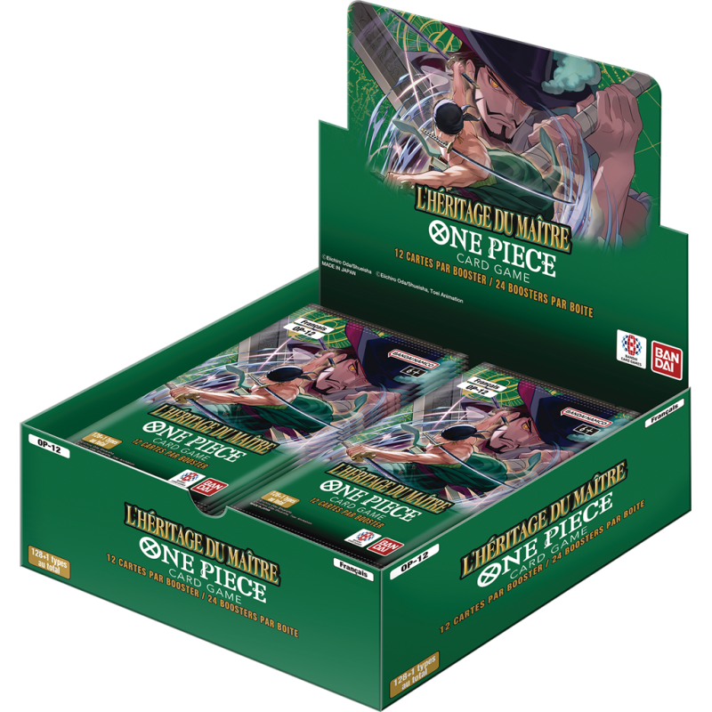 Display One Piece "L'héritage du maître" (OP12) Français